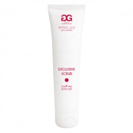 EXCLUSIVE SCRUB Esclusivo scrub detergente e idratante che grazie alla presenza di specifici principi attivi svolge un'efficace azione anti-rughe. RISULTATO: Imperfezioni del viso rimodellate e corrette, pelle perfettamente esfoliata.